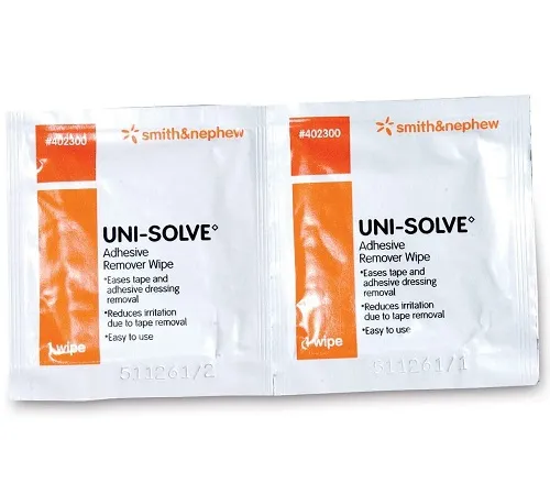 Uni-Patch - From: UP227 To: UP227-50 - &#153; Adhesive Remover Wipes,  Unscented, 50 wipes/box