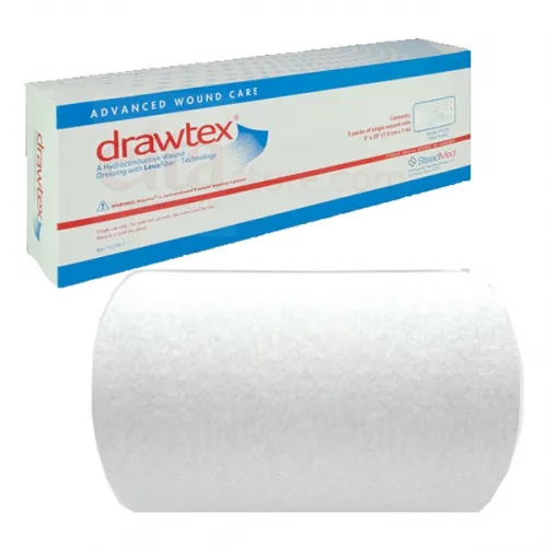 Urgo Medical North America - Drawtex - 00321 - Hydroconductive Wound Dressing Drawtex 3/8 X 18 Inch Rope