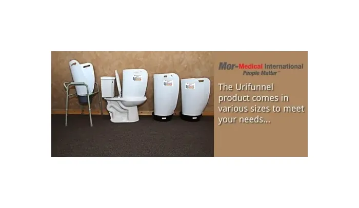 Mor-Medical - Uri-Seat Riser - Urifunnel Tall, For Commode With Seat Risers