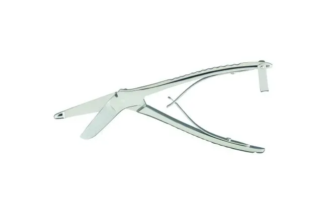 Integra Lifesciences - Vantage - V95-600 - First Aid Shears Vantage 8-1/2 Inch Length Office Grade Stainless Steel Finger Ring Handle Angled Blade