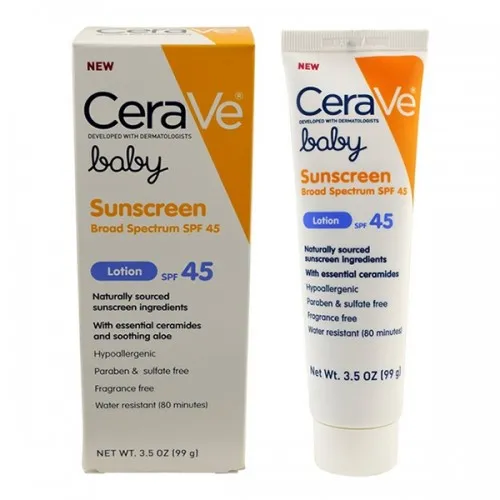 Valeant Pharm - 301872224014 - CeraVe Baby Sunscreen SPF 45, 3.5 fl oz