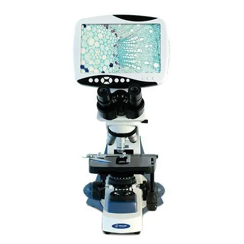 Velab - VE-653 - Ve-653 Binocular Digital Microscope With Integrated 9" Lcd Display