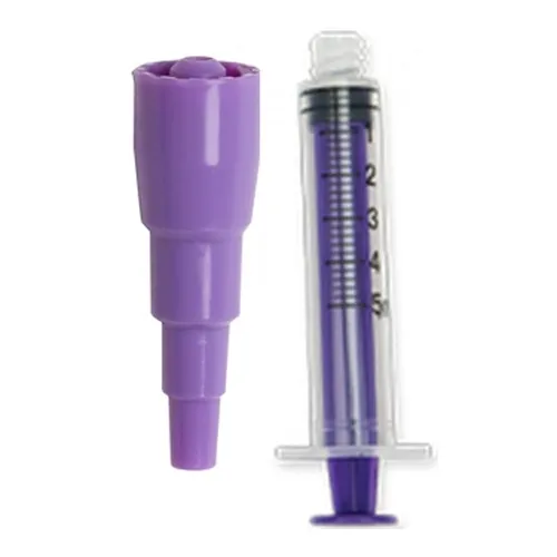 Vesco Medical - From: 605TC To: 635TC  ENFit Tip Syringe with Transition Connector, 5mL