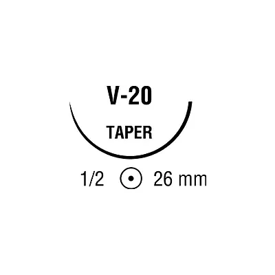 Medtronic / Covidien - VP510X - Suture, Taper Point, Needle V-20, Circle
