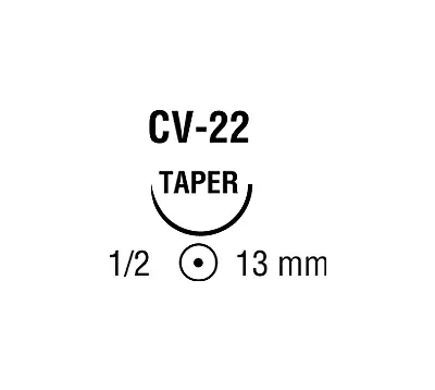 Medtronic / Covidien - VP733MX - Suture, Taper Point, Needle CV-22, Circle