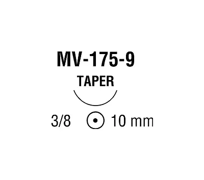 Medtronic / Covidien - Vp875x - Suture, Taper Point, Needle Mv-175-9, 3/8 Circle