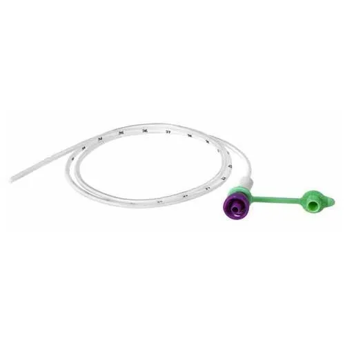 Vygon - 2332.102 - Nutrisafe 2 Silicone Feeding Tube 10 Fr 49" (125cm), 4.0 mL Prime Latex and DEHP Free.