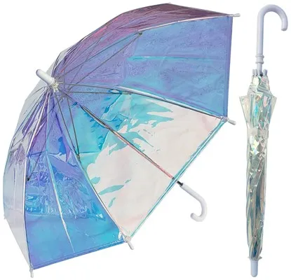 Rain Stoppers - W115CHirid - Childrens Clear Canopy Iridescent