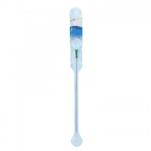Wellspect Healthcare - LoFric Primo - From: 4140840 To: 4141040 -  LoFric primo hydrophilic catheter with water, 6", 8 French, female.