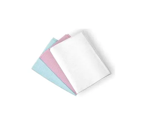 Crosstex - Wexdrt - Towel, Econoback 2-Ply Paper, Poly, 19" X 13", Dusty Rose, 400/Cs