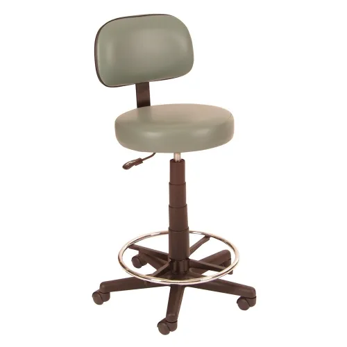 Winco Mfg - 4380 - Gas Lift Task Chair With Foot Ring