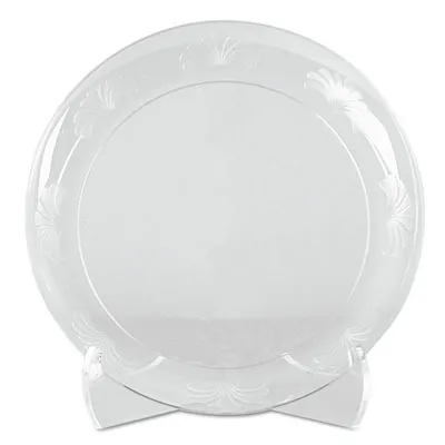 Wna - WNADWP6180 - Designerware Plates, Plastic, 6", Clear, 18/Pk, 10 Pk/Ct