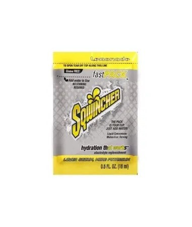 Sqwincher Fast Pack - Kent Elastomer - X451-MN600 - Electrolyte Replenishment Drink Mix