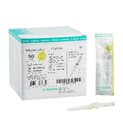 B Braun Medical - From: 4252500-02 To: 4252500-02 - Introcan Safety IV Catheter 24G Polymer