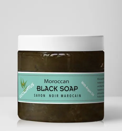 Zakias Morocco - SOP_103_16 - Moroccan Black Soap With Eucalyptus