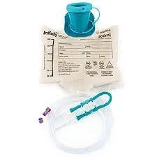 Zevex - INF0500-E - Enteral Pump Delivery Set, 500mL, w/ ENFit Connector, 30/cs (Transitional Stepped Connector Not Included) (US ONLY)