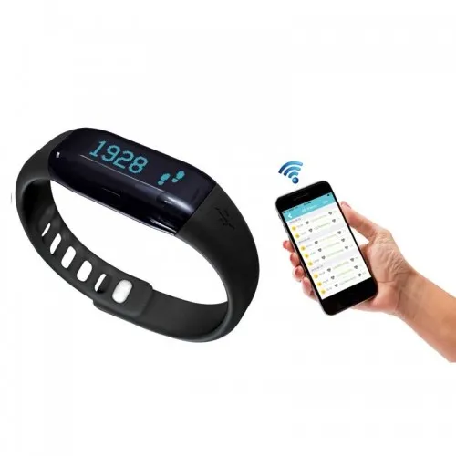 Zewa - 21200 - Activity Tracker with bluetooth capabilities. Measures steps, calories, distance and time. Includes Free App and an optional cloud based portal.