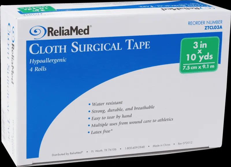 Reliamed - CL03A - Reliamed Tape, Silk Cloth, Roll